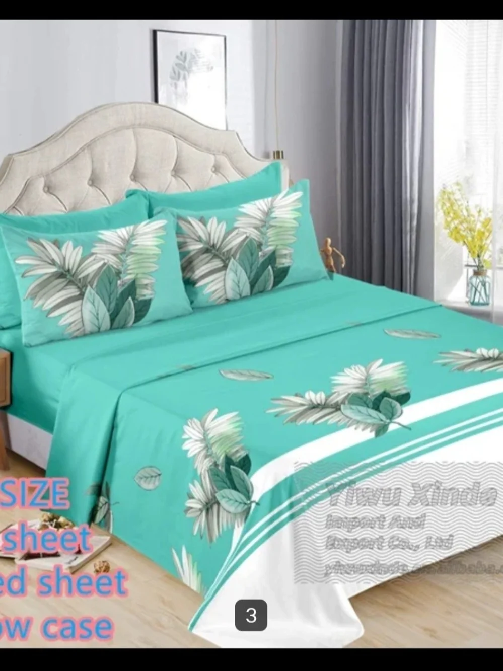 Liliana Pink Floral & Stripe Bed Sheet Set